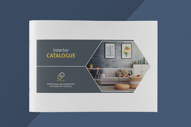 现代简约设计风格横板产品目录设计模板 Modern Catalogue Template插图(1)