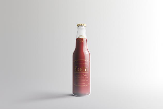 苏打饮料瓶包装样机v1 Soda Drink Bottle Packaging Mock-Ups Vol.1插图(2)