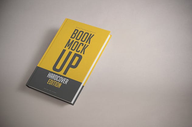 精装硬封书籍样机模板 Hardcover Book Mock-up插图(3)