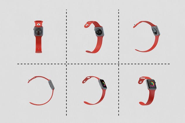 智能Apple手表设备展示样机 Apple Watch Kit Mockup插图(6)