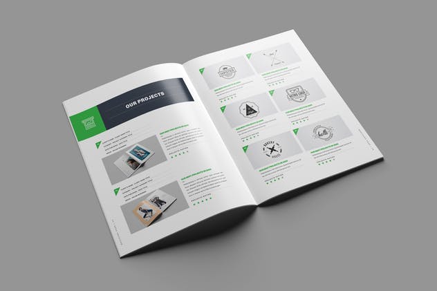 高端品牌企业宣传杂志/画册/商业提案设计模板 Brochure插图(7)