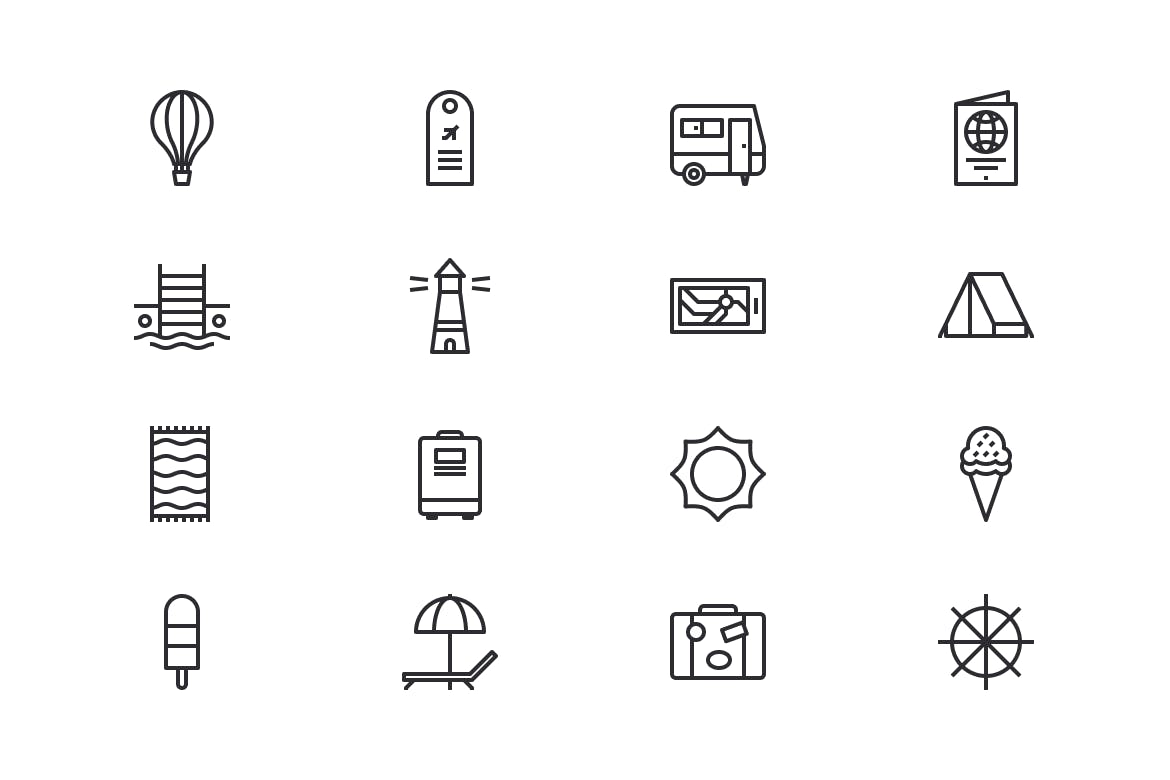 60枚职业职场相关矢量图标素材 Vocation Icons (60 Icons)插图(3)