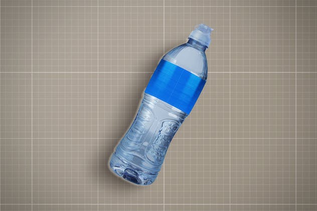 矿泉水蒸馏水瓶罐样机v2 Water Bottle V.2 Mockup插图(9)
