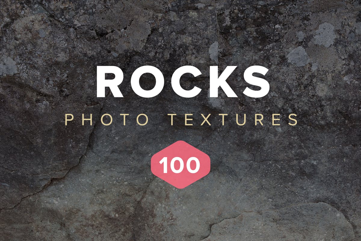 100张逼真石头纹理背景 100 Rock Photo Textures插图
