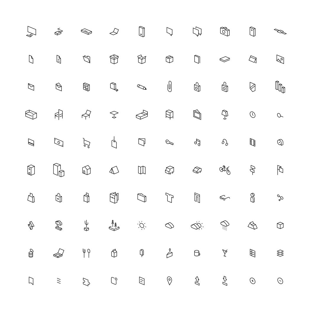 100枚等距线框图标 Isometric Icons [Illustrator&Sketch]插图(2)