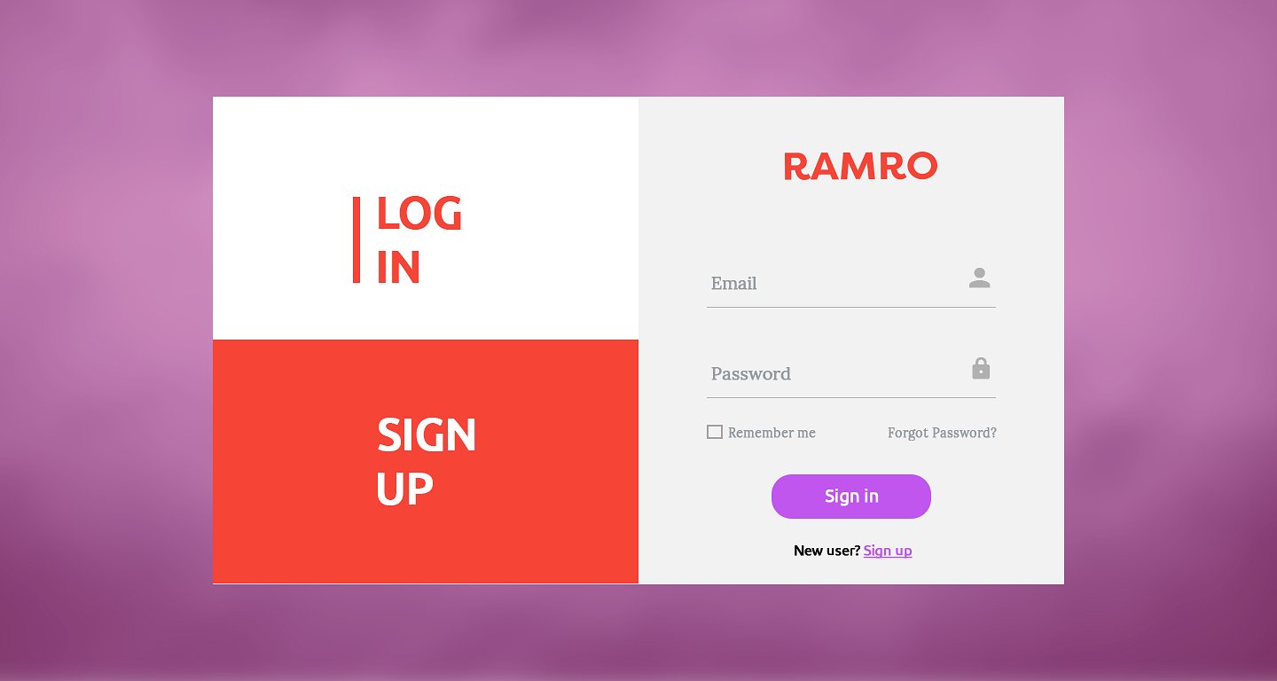 网站注册登录界面模板 Ramro Web UI Kit – Login/Signups插图(10)