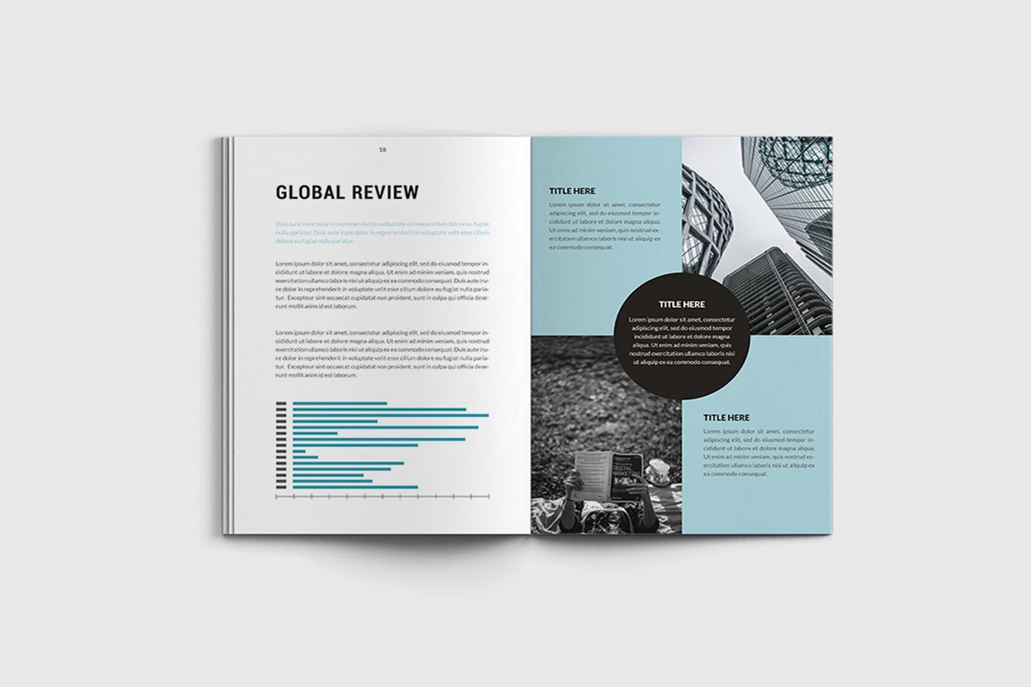 市场营销规划方案/计划书设计模板 Marketita – A4 Marketing Brochure Template插图(9)