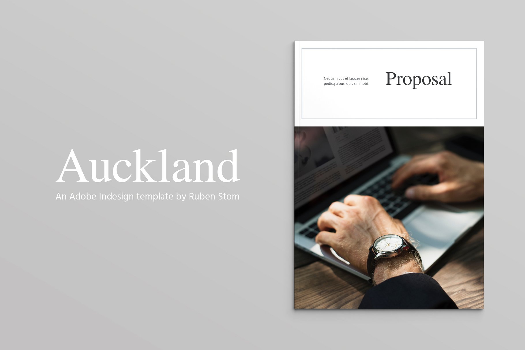 现代专业多用途手册小册子模板合集 Auckland Proposal Template插图