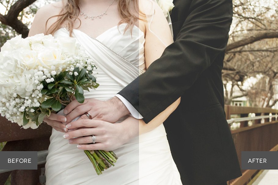 婚礼婚庆照片滤镜PS动作 Weddingful Photoshop Actions插图(2)