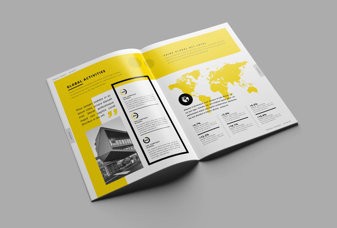企业年度报告/市场年终报告设计模板 Annual Report插图(9)