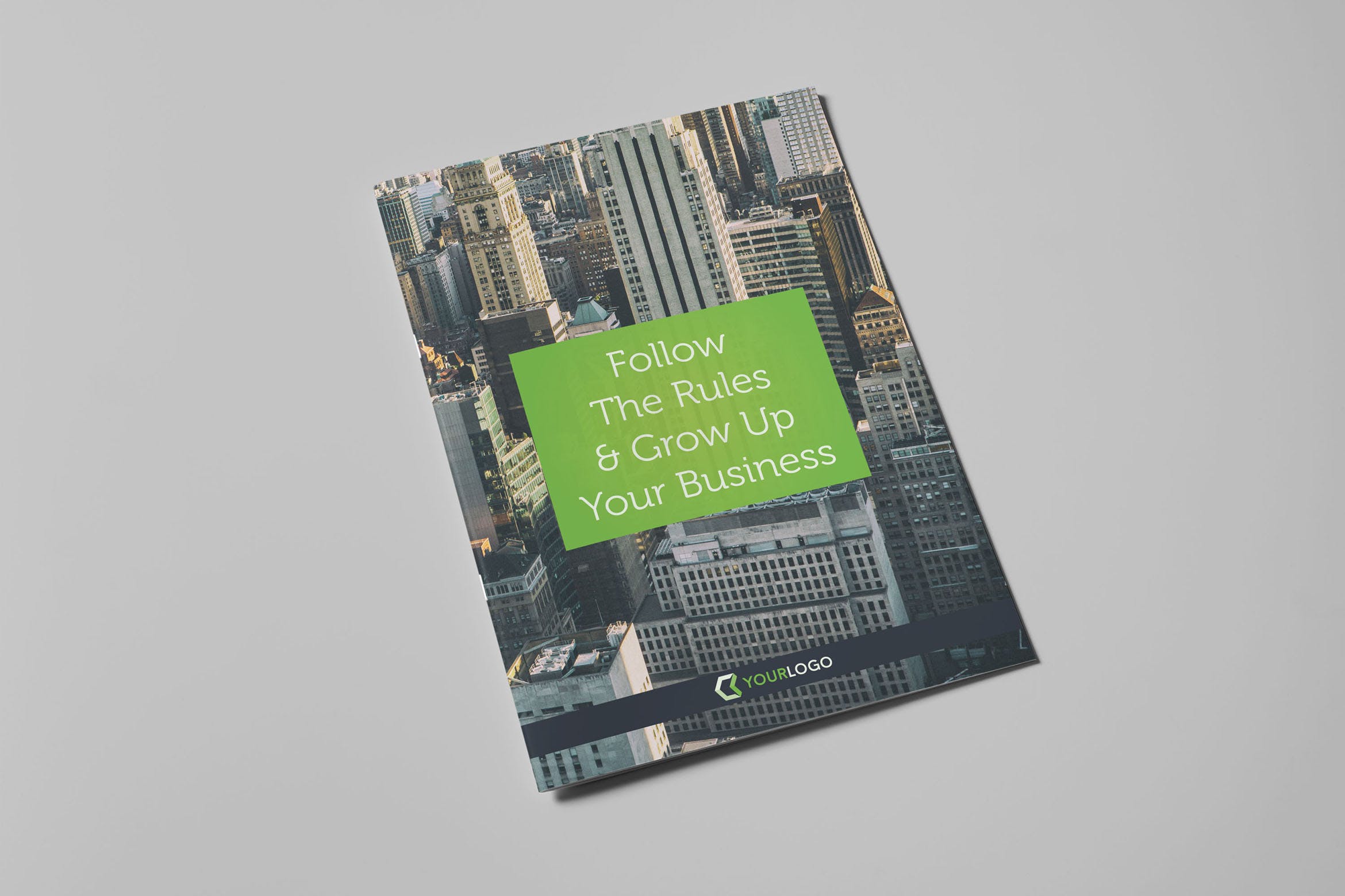 公司宣传册/企业画册设计INDD模板 Corporate Business Brochure插图