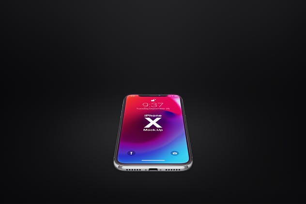 多角度iPhone X智能手机样机 Phone X Realistic Mock-Ups插图(8)