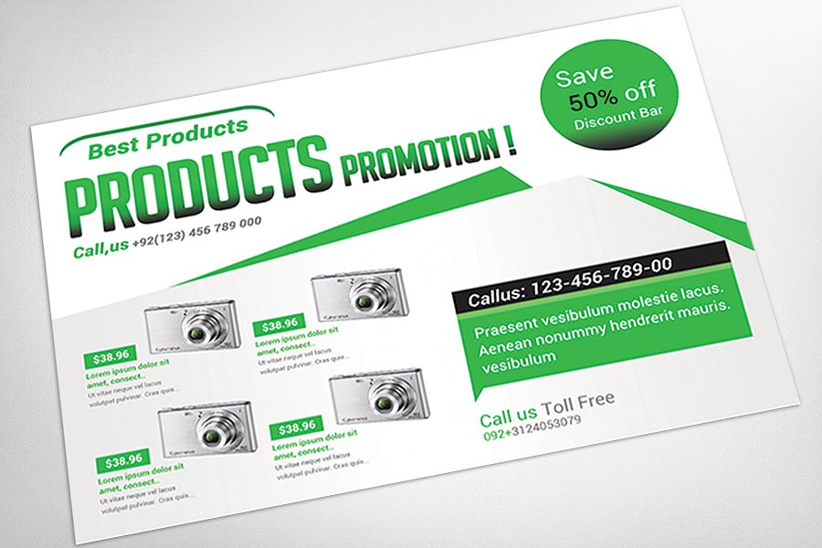 经典3C产品促销特卖传单模板 Product Promotion Flyer Templates插图(3)