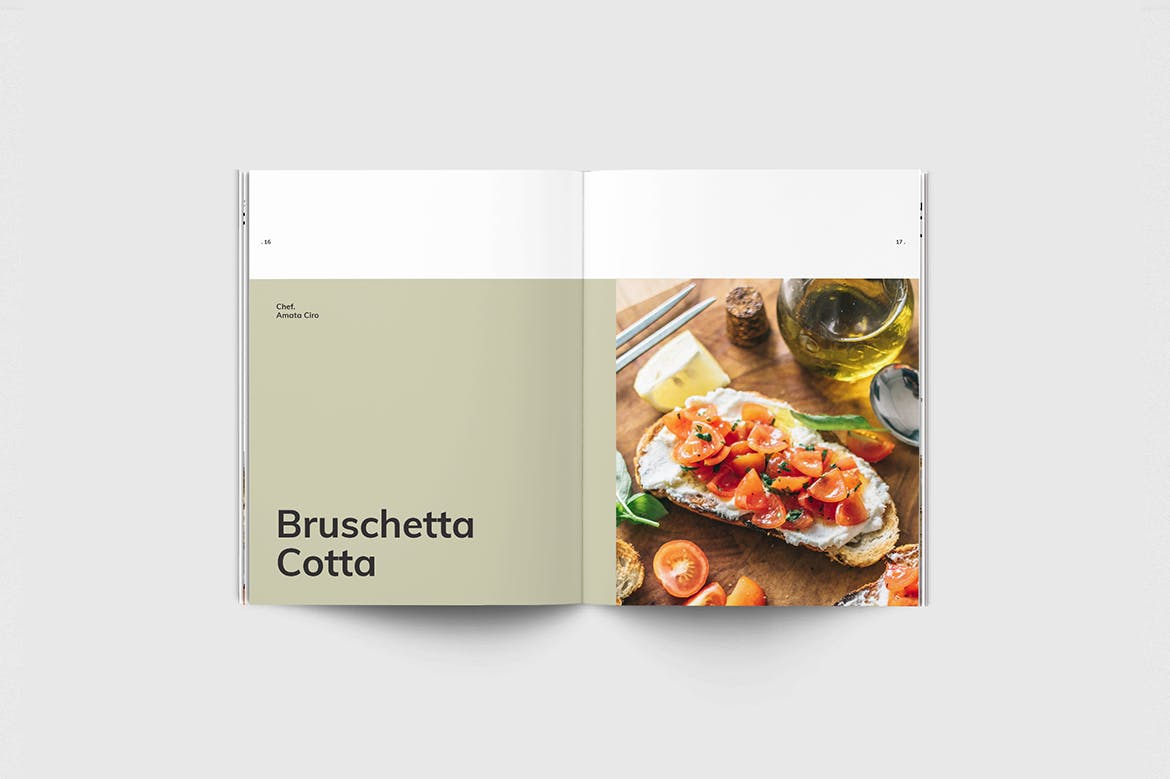 菜谱菜单图书/美食杂志版式设计模板 Cookbook插图(7)