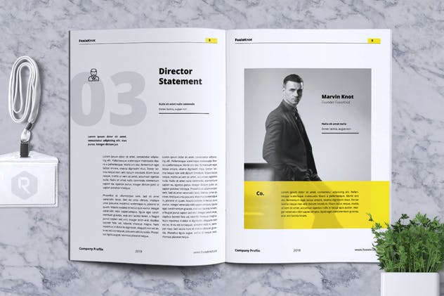 24页公司简介宣传册画册设计模板 FOXIEKNOT – Company Profile Brochure插图(5)