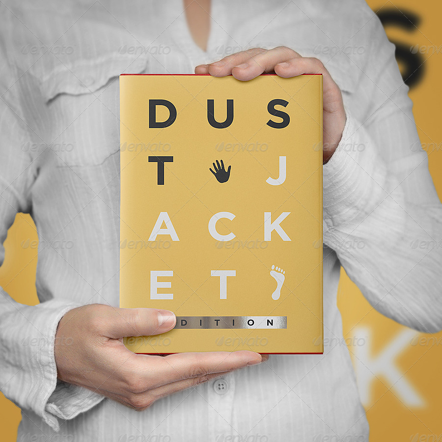 精装图书外观设计展示样机 Book Mock-Up Dust Jacket Edition插图(9)
