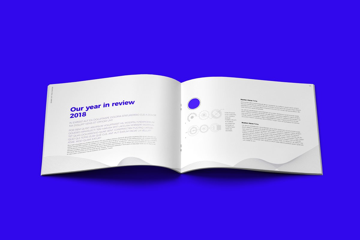 商业科技时尚技术InDesign宣传册模板插图(9)
