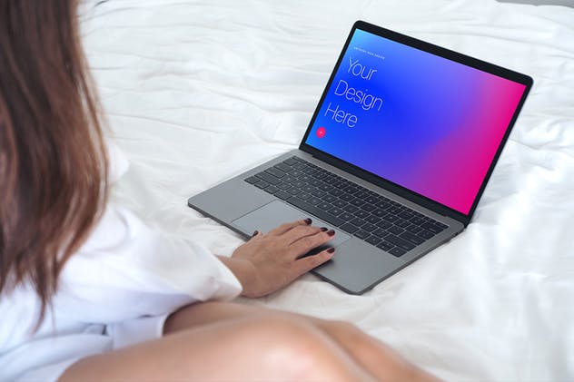 高雅干净利落笔记本电脑MacBook Pro样机 Elegant & Clean Macbook Pro Mockups插图(9)