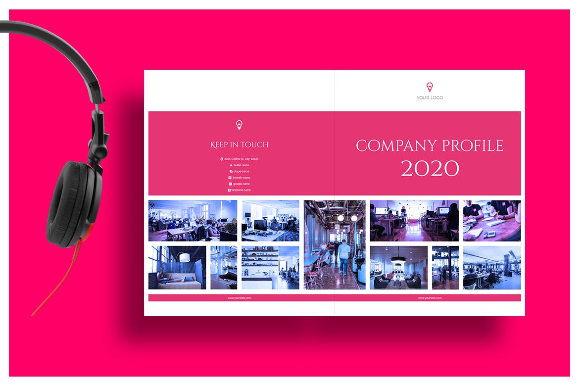 2020年上市集团公司企业画册设计模板 Company Profile 2020插图(10)