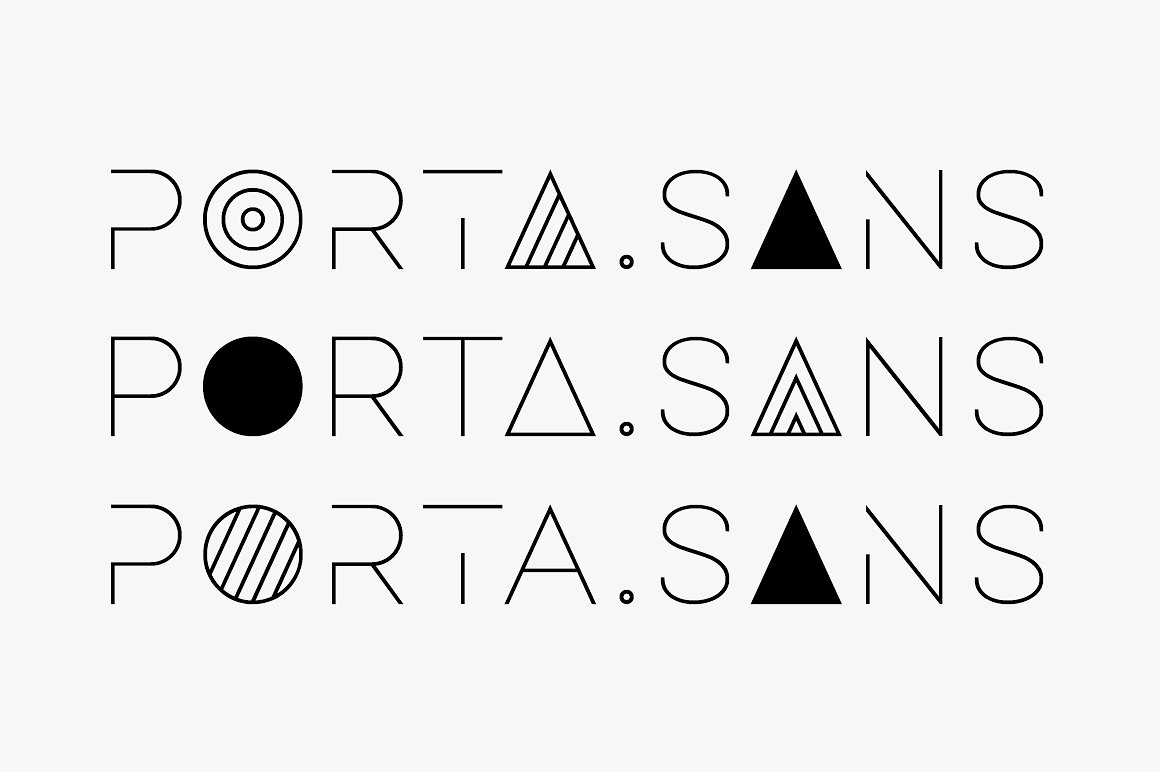 极简无衬线英文字体 Porta Sans – Light & Bold插图(8)