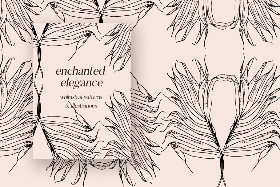 植物与几何图案纹理 Exotic Plants & Geometric Patterns插图(7)