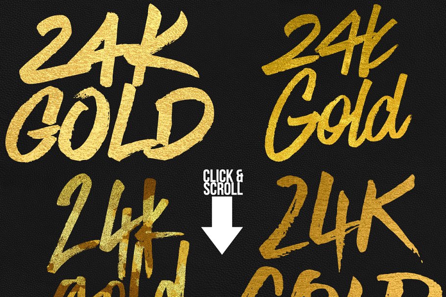 500款奢华金箔风格图层样式[3.75GB] 500 Gold Foil Layer Styles Photoshop插图(3)
