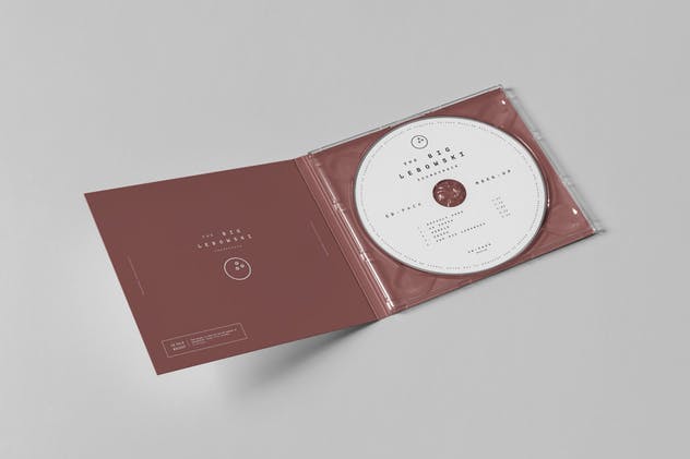 音乐CD盒子外观设计样机 CD Pack Mock-up插图(5)