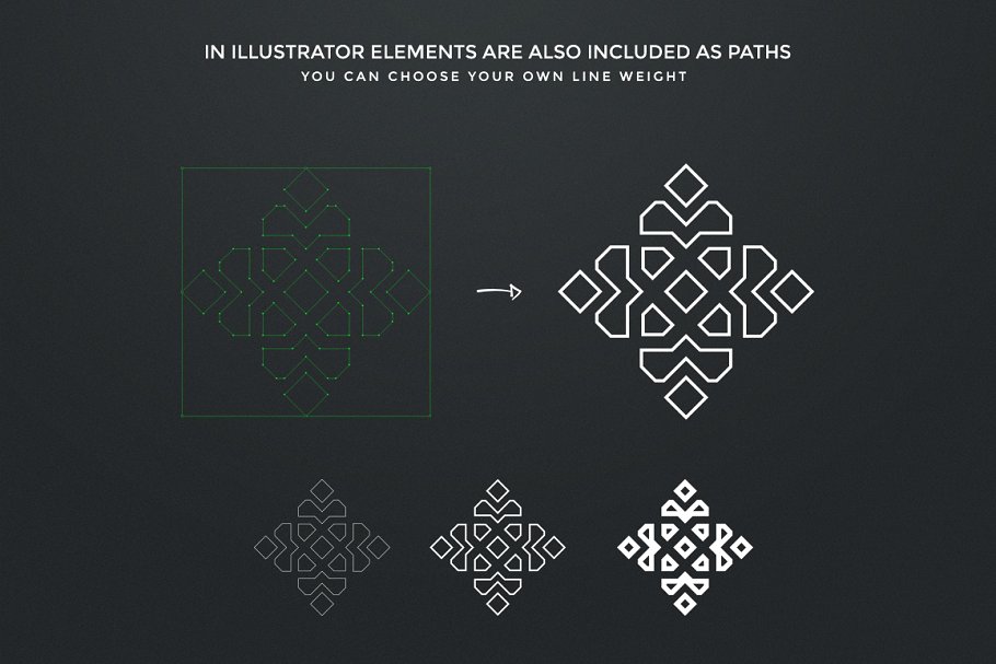 五星好评几何Logo制作套件[1.81GB] Geometric Logo Creation Kit Arab Ed.插图(3)