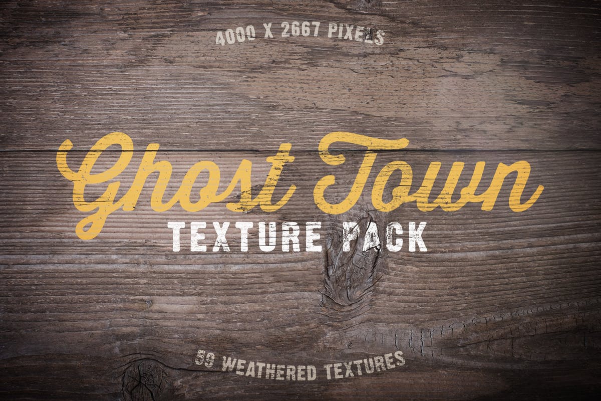 鬼城古老粗糙纹理合集Vol.1 Ghost Town Grunge Texture Pack Volume 1插图