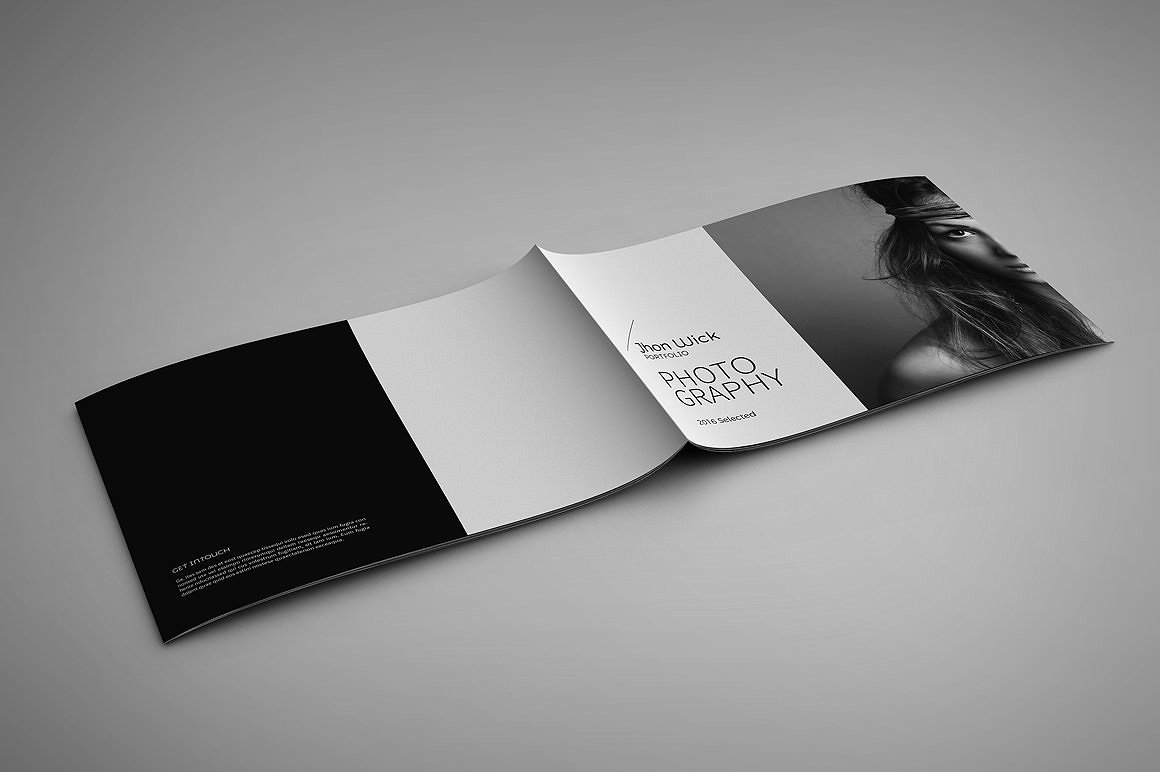24P专业简洁现代的摄影画册手册杂志楼书设计模板插图(14)