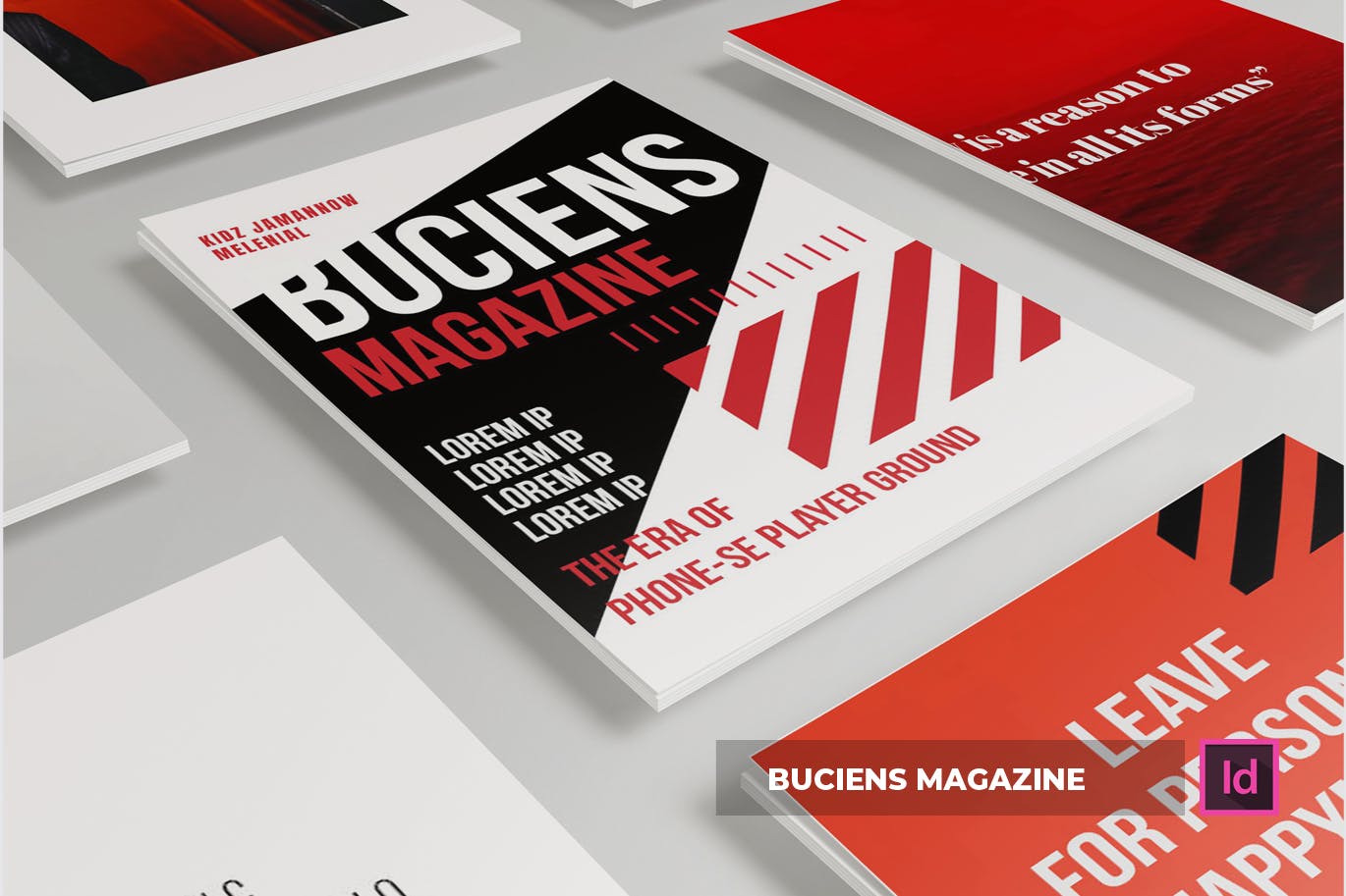 标准多用途杂志排版设计模板 Buciens | Magazine Template插图(6)