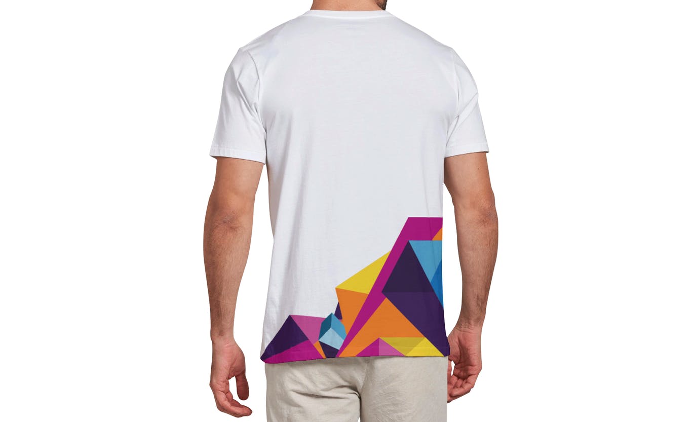 男士T恤设计模特上身正反面效果图样机模板v3 T-shirt Mockup 3.0插图(3)
