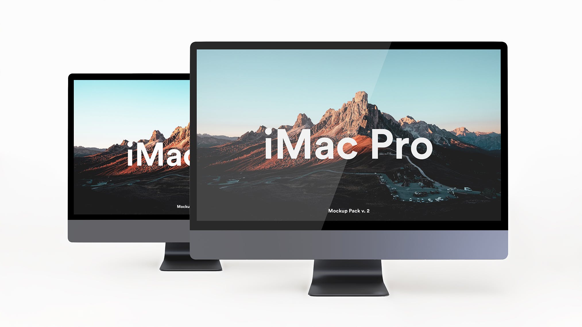 5K高分辨率iMac Pro一体机多角度样机模板 iMac Pro Kit插图(8)