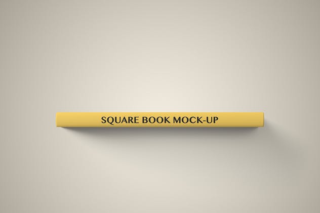 精装硬封面方形书展示样机模板 Hard Cover Square Book Mockup – Set 2插图(13)