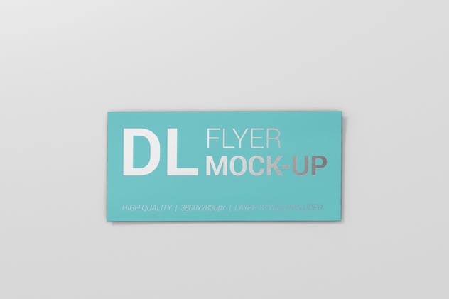 DL广告品牌传单样机模板 Flyer DL Mock-Ups插图(5)