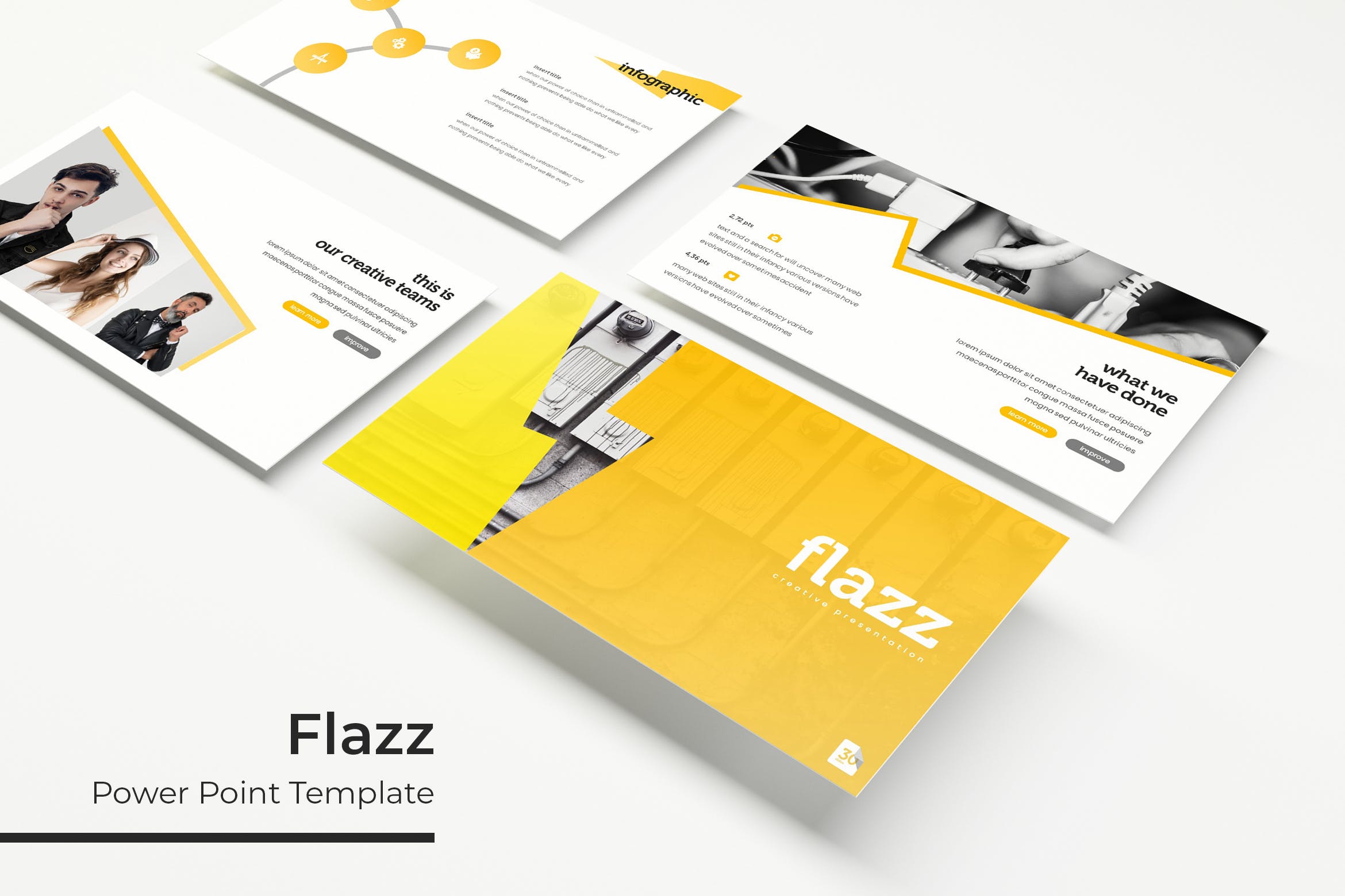 电气电器产品生产企业PPT幻灯片模板下载 Flazz – Powerpoint Template插图