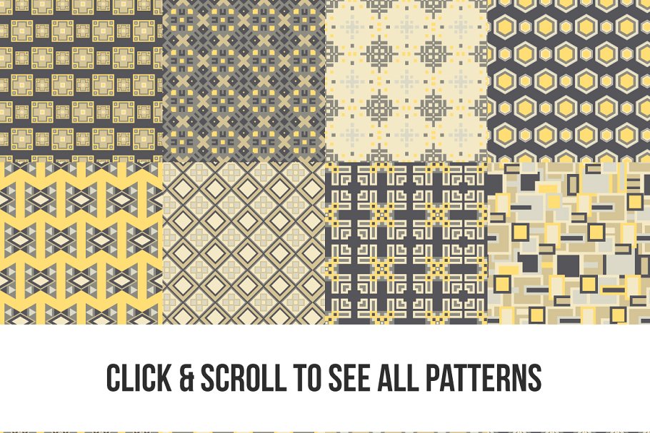50款经典民族特色图案纹理 50 Seamless Patterns (EPS, JPG)插图(2)