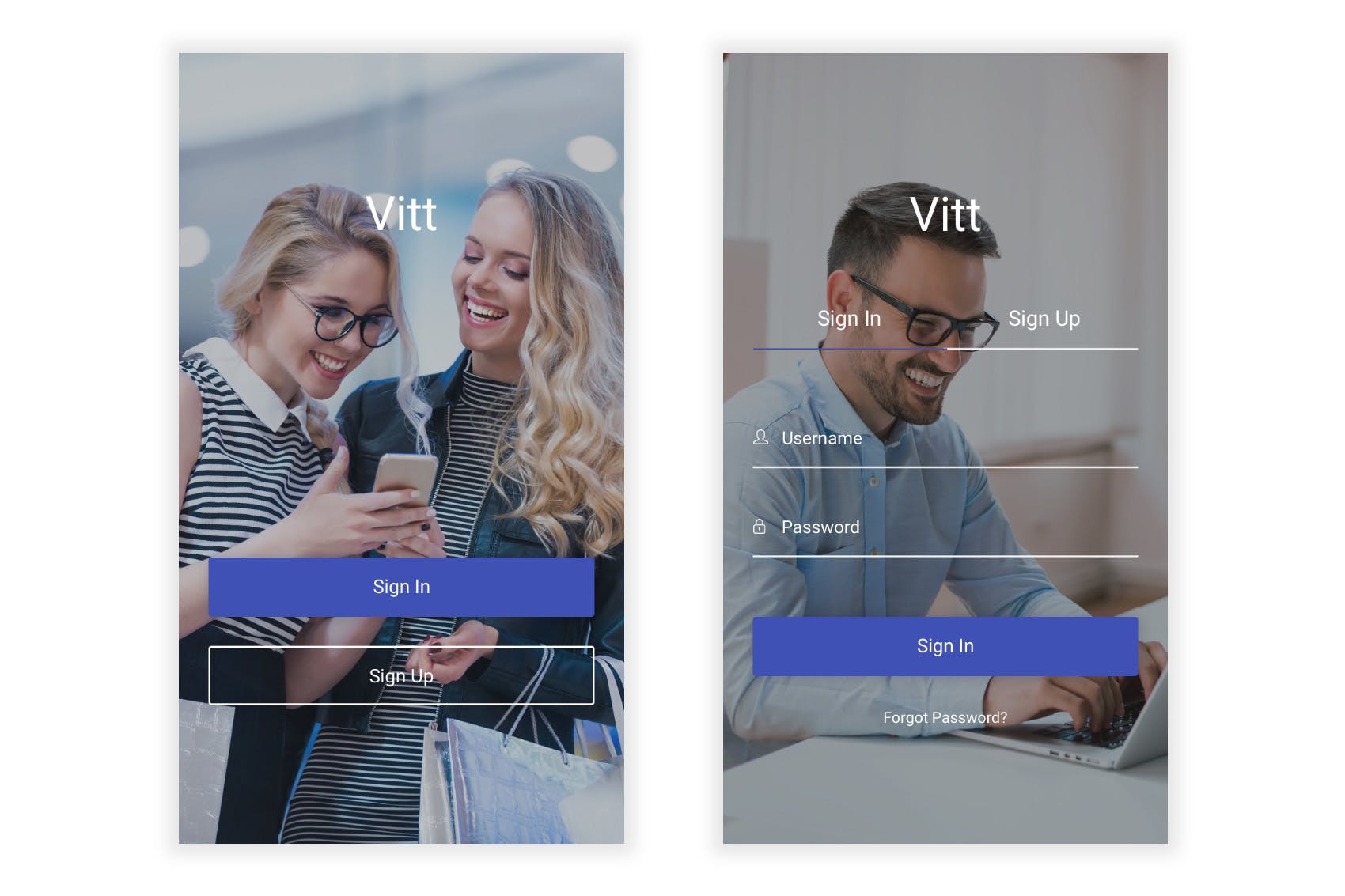 网上银行金融APP应用UI用户交互界面设计PSD模板 Vitt – Banking & Finance Photoshop UI Kit插图(1)