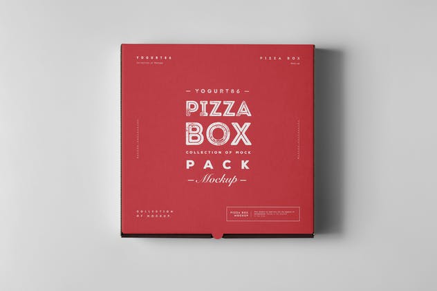 披萨包装盒样机模板 30 Pizza Box Mock-up插图(5)