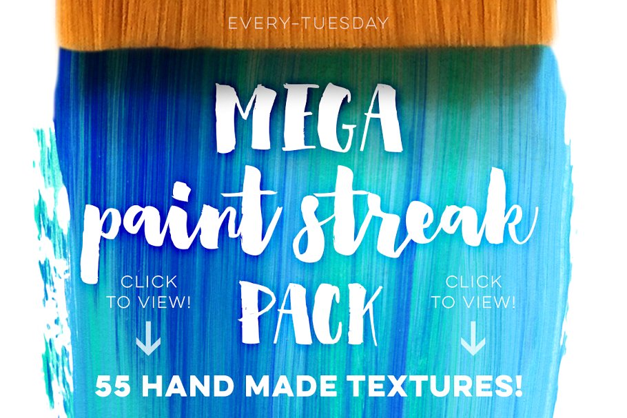 油画条纹背景纹理 Mega Paint Streak Texture Pack插图