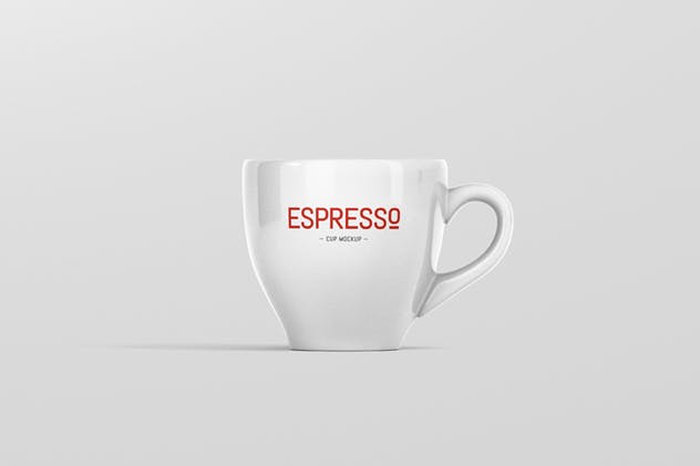 卡布奇诺浓品牌咖啡杯样机 Espresso Cup Mockup插图(14)
