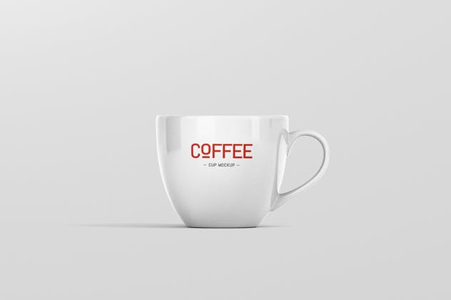 逼真咖啡杯马克杯样机模板 Coffee Cup Mockup插图(4)