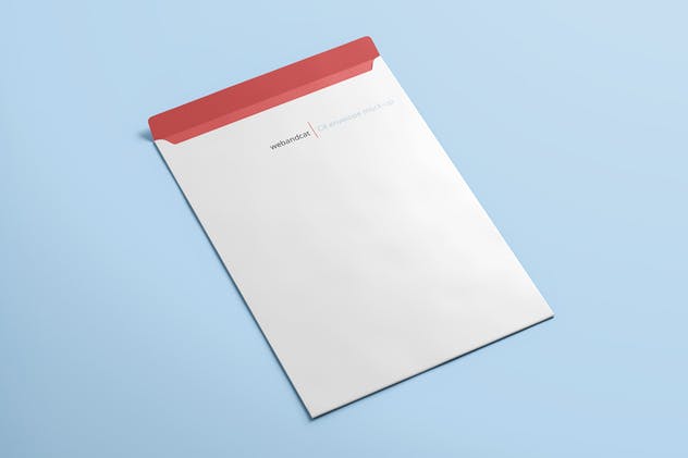 C4规格大信封设计样机模板 Envelope C4 Mock-up插图(1)