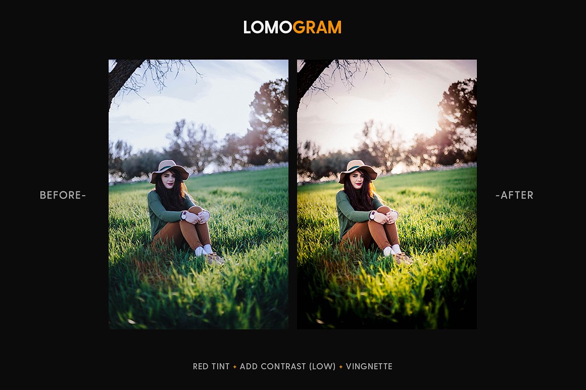 Lomo相机滤镜效果LR预设 Lomogram – Lightroom Presets插图(4)