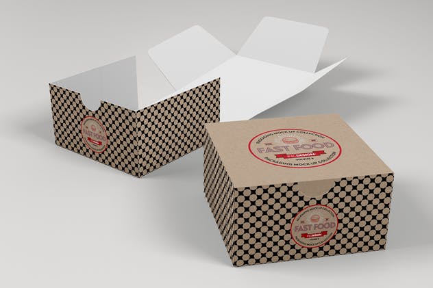 快餐食品包装样机v8 Fast Food Boxes Vol.8: Take Out Packaging Mockups插图(10)