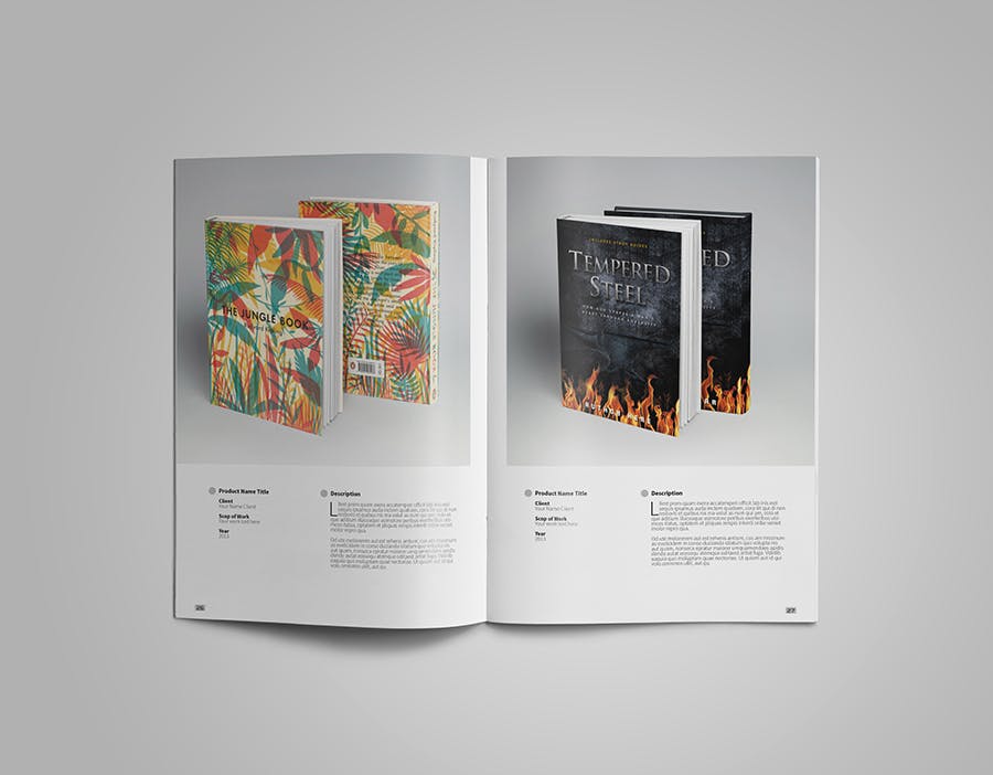 创意设计工作室设计案例/作品集画册设计模板 Creative Design Portfolio #01插图(14)