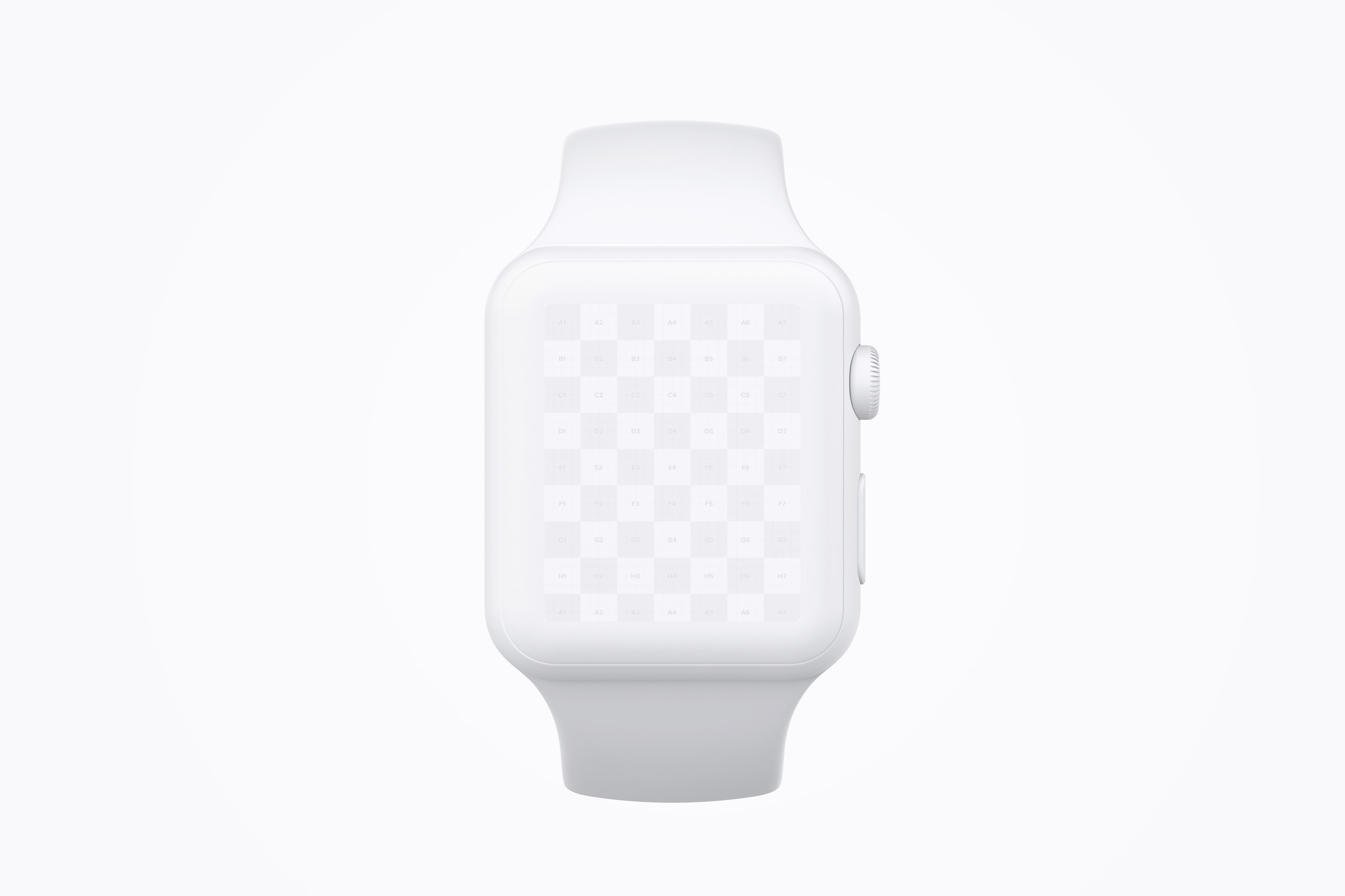 Apple Watch手表屏幕界面设计效果图样机04 Clay Apple Watch Mockup 04插图(5)