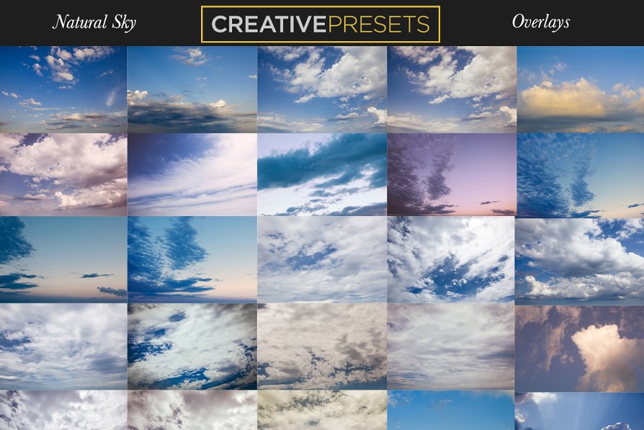 70种自然天空叠层背景 Perfect Sky Overlays插图(5)