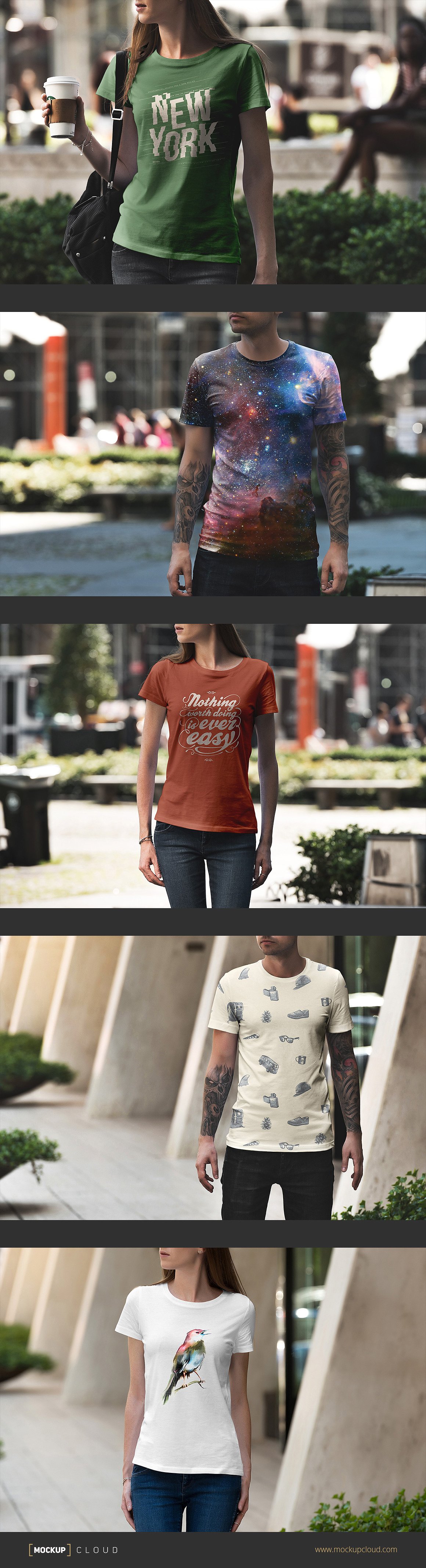 现代城市风格的30件时尚T恤模型插图(6)