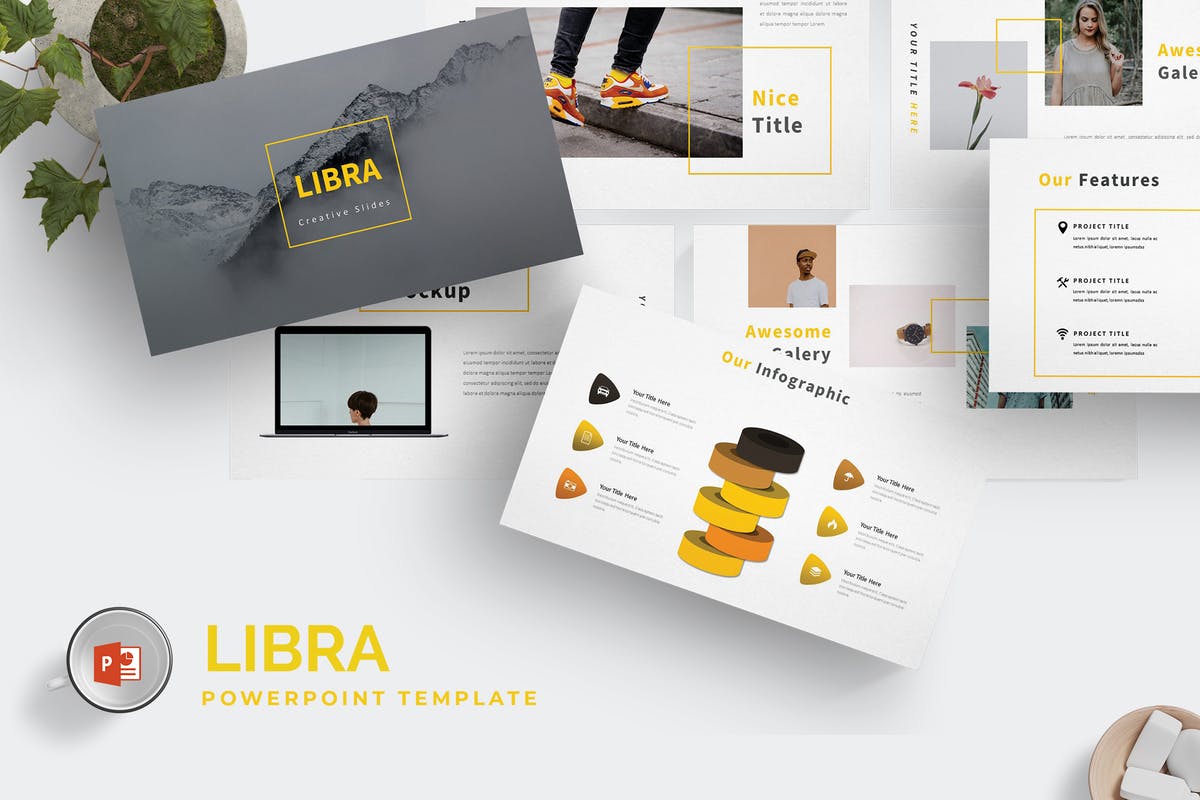 女性时尚主题PPT演示文稿模板 Libra – Powerpoint Template插图